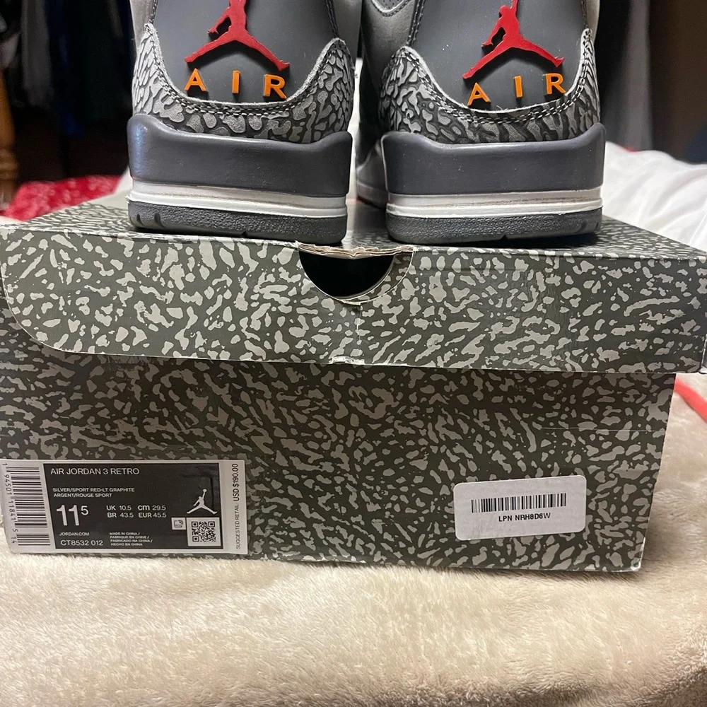 jordan 3 cool grey - Picture 3 of 4